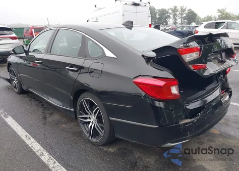 2022 Honda Accord Hybrid Touring из США, поврежденный, VIN 1HGCV3F90NA026655